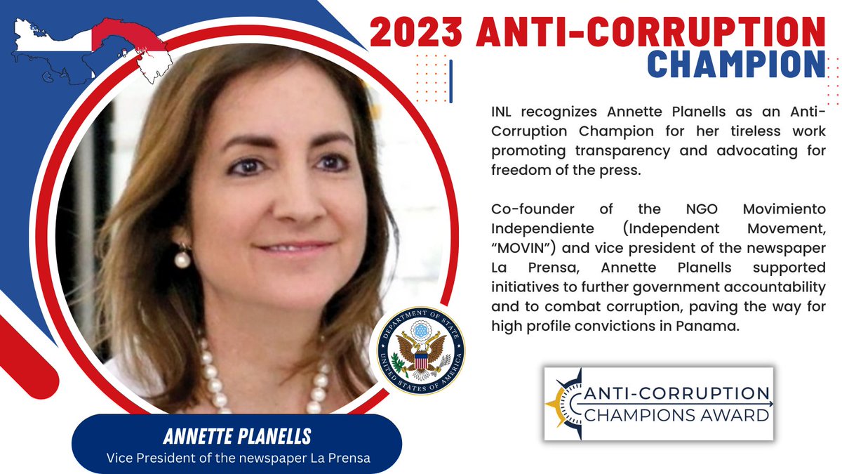 YLAINetwork's tweet image. Congratulations to honorees Arturo Torres from Ecuador, and Annette Planells from Panama! #ACCA2023 —