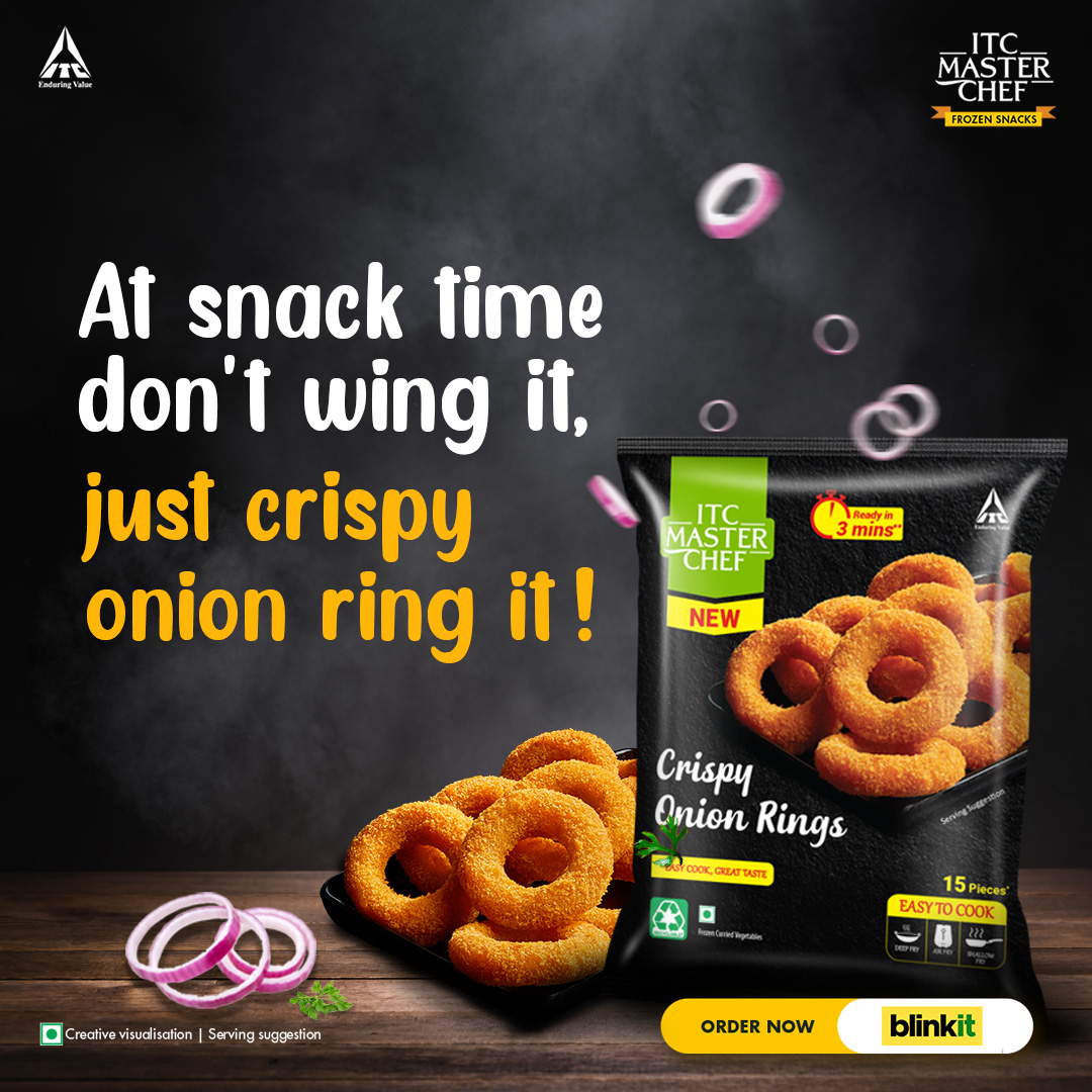 ITCMasterChef's tweet image. Snack with ITC Master Chef at the snap of your finger!​

Raise your hand if you have tried the crispy Onion Rings from ITC Master Chef. 

#ITCMasterChef #ITC #YummyFood #EasyToCook #Snacks #FoodLovers