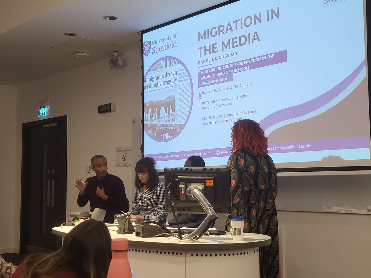 wsmrussell25's tweet image. Yesterday we had a brilliant panel of @NicolaKelly, @cabdalleaxmed and @thyemane offering their experiences and views on migration in the media. 🧵
#migrationinthemedia