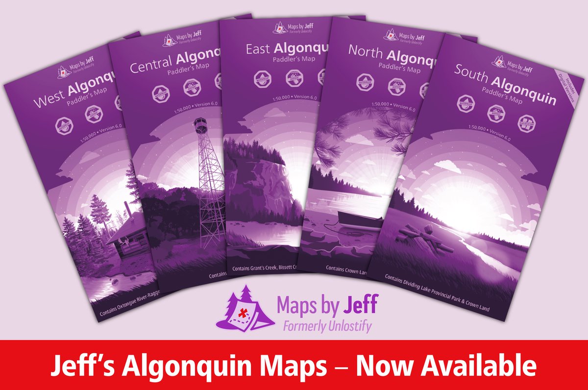 My new Algonquin maps are finally here!!! 😀😬😁

→ mapsbyjeff.com ←

It’s been 5 years in the making and is, by far, the biggest update I’ve ever done.

You can check them out to your hearts content, for free, on my website!