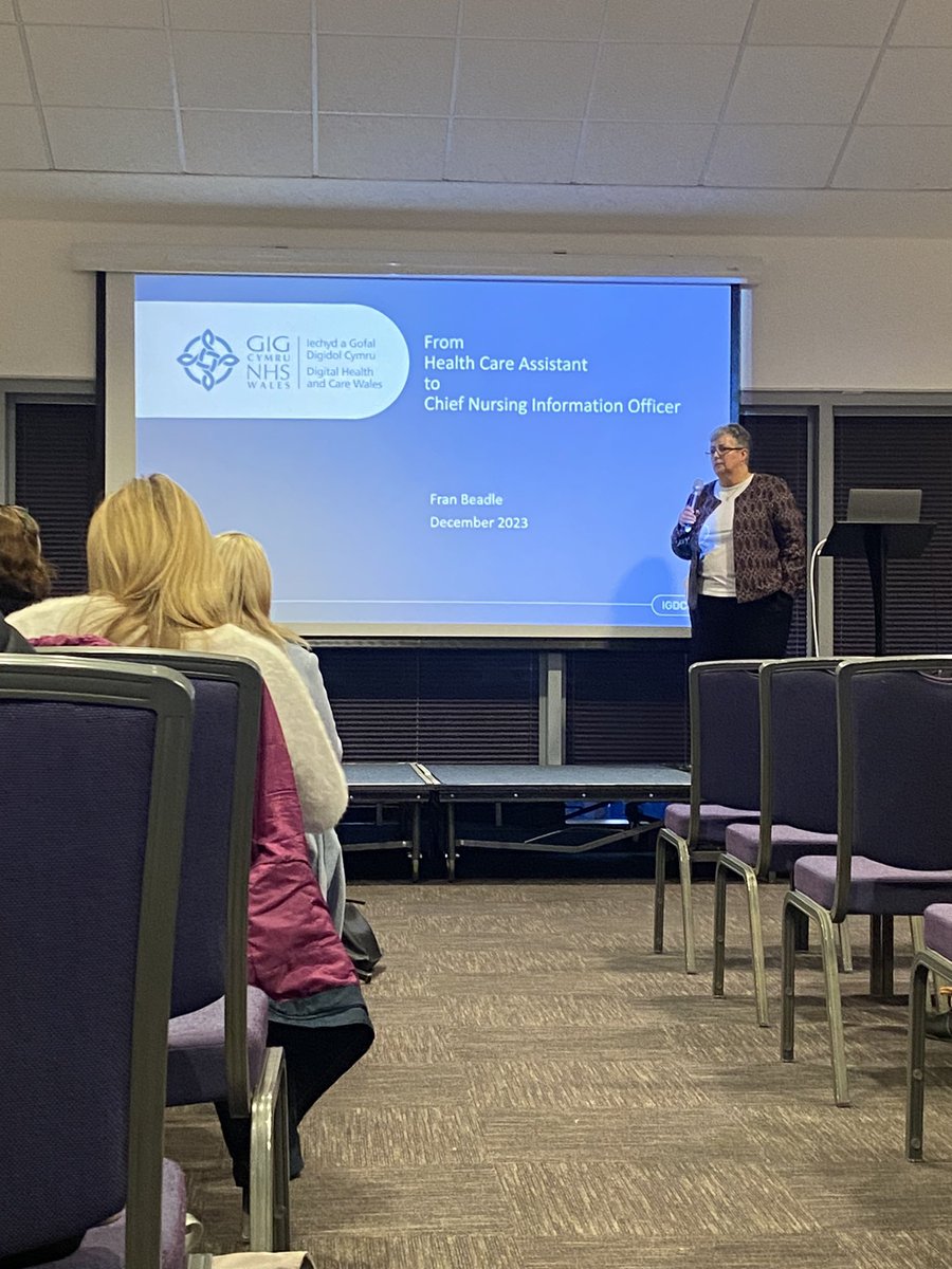 ghowalker's tweet photo. Great day today at @HEIW_NHS conference on empowering and embracing digital transformation.
Great to also hear the journeys of @beadle_fran &amp; @HavardBeverley &amp; the digital N&amp;M work ongoing across Wales. 
HEIW are also running the conference in N Wales on 12/12 #digitalnursing https://t.co/RrHkK5ay1r