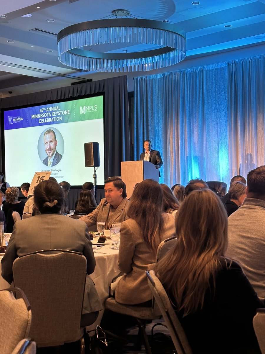 Minneapolis Regional Chamber (@mplschamber) on Twitter photo .<a href="/MplsChamber/">Minneapolis Regional Chamber</a> CEO <a href="/jweinhagen/">Jonathan Weinhagen</a> kicking off the 47th MN Keystone Annual Celebration:
“When we talk about ‘beyond philanthropy’ we are talking about a mindset. These businesses understand their success is inseparable from the prosperity of the communities they serve.”
#MNKeystone .<a href="/MplsChamber/">Minneapolis Regional Chamber</a> CEO <a href="/jweinhagen/">Jonathan Weinhagen</a> kicking off the 47th MN Keystone Annual Celebration:
“When we talk about ‘beyond philanthropy’ we are talking about a mindset. These businesses understand their success is inseparable from the prosperity of the communities they serve.”
#MNKeystone