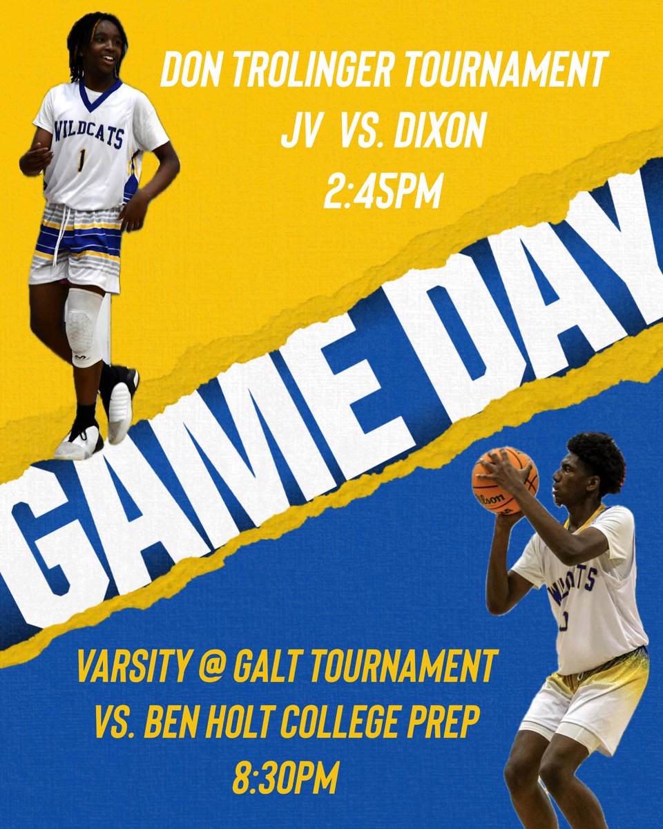 WCWBasketball's tweet photo. Varsity travels to Galt for the first round of their tournament while our JV’s are hosting the Don Trolinger Invitational at Wood. 
JV Tournament Game Times:
2:45 - Wood vs. Dixon
4:15 - Armijo vs. Liberty Ranch
5:45 - Fairfield vs. Miramonte
7:15 - Vacaville vs. American Canyon https://t.co/SEOwrwz21x
