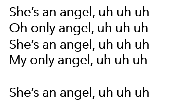 Flowercrowns28's tweet photo. Here's what I can hear in this audio (I'm not an English native, so it's likely there are some mistakes). 
In cursive I've written some lyrics I'm really not sure about.
#HarryStyles #OnlyAngel #leak #demo #lyrics https://t.co/9jaKWAIyCj