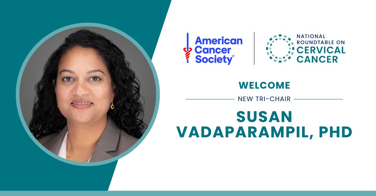 We are thrilled to have @SVadaparampil as a tri-chair of the Roundtable! Dr. Vadaparampil is Associate Center Director of Community Outreach, Engagement, and Equity (COEE) at Moffitt Cancer Center. We're excited to learn and grow with Dr. Vadaparampil's insights. #cervicalrt