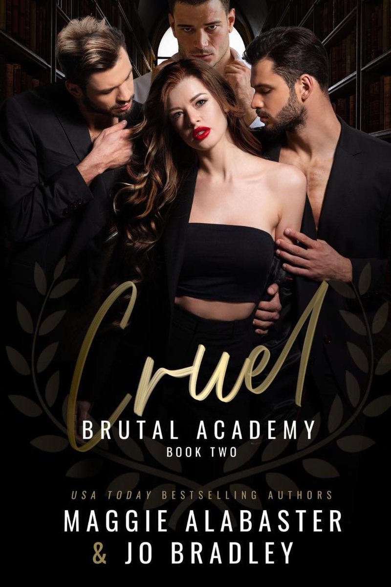 Cruel by Maggie Alabaster &amp; Jo Bradley
Brutal Academy 2

amazon.com/dp/B0CGTD3BRM

#Booksarelife #booknerdigan #goodreads #greatreads #bookobsessed #bookworms #alwaysreading #reverseharem #whychoose #rhromance #romancereads #whychooseromance #reverseharembooks #romancereader