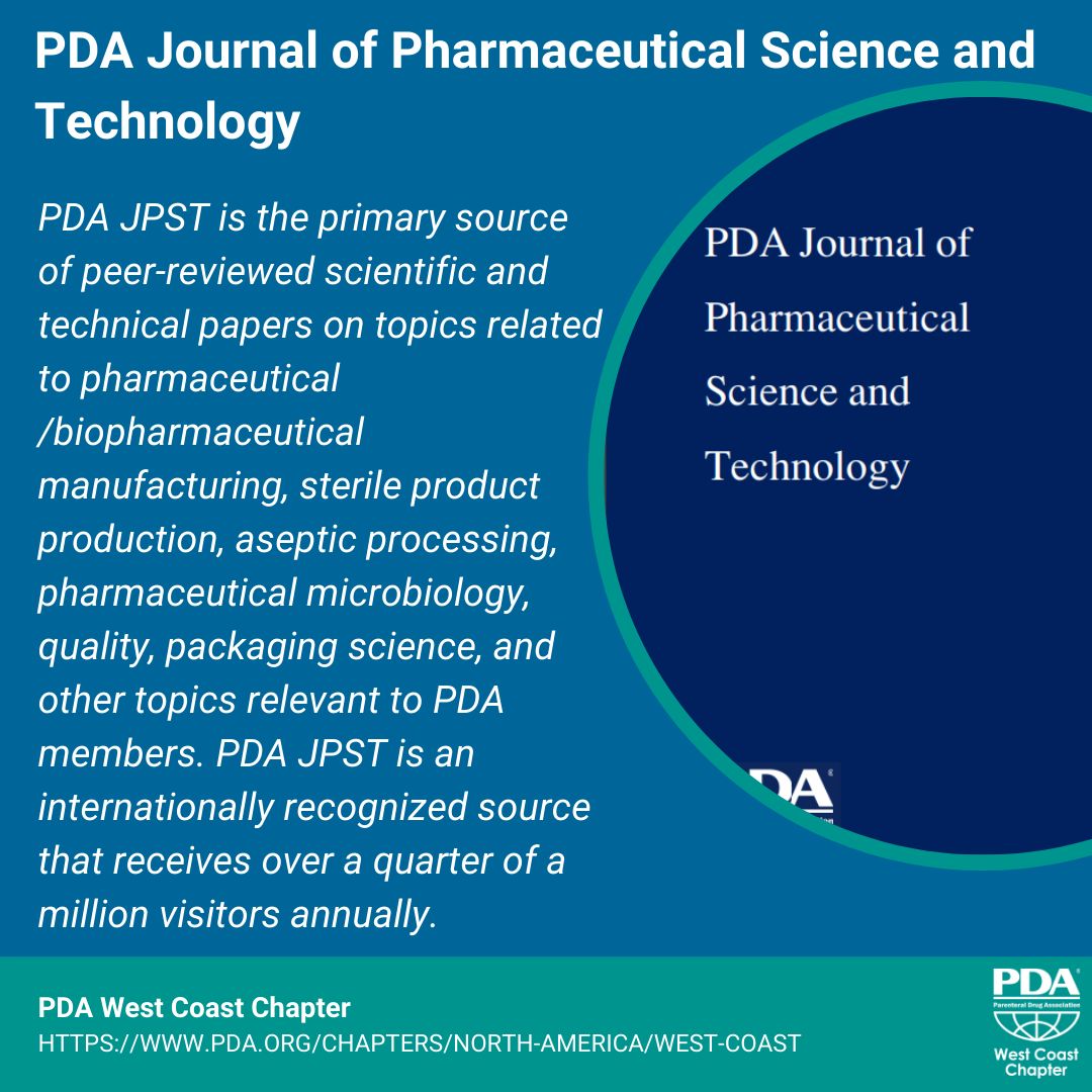 PDA JPST is the primary source of peer-reviewed scientific and technical papers on topics related to pharmaceutical/biopharmaceutical manufacturing.

journal.pda.org/content/about-…

<a href="/PDAonline/">PDA</a>