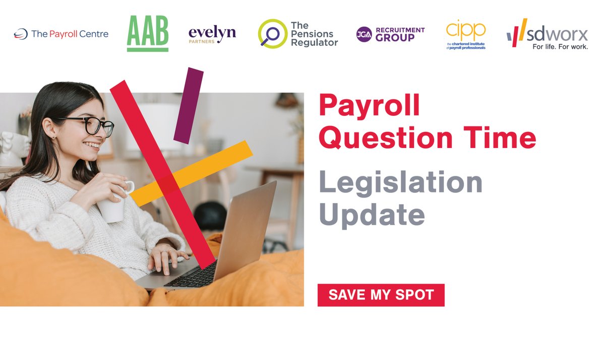 #PayrollQuestionTime is back in the New Year! Start the year right and keep on top of ever-changing legislation at the first PQT of 2024!

You can sign up directly to the January 25th session at the SD Worx website to reserve your spot (it's free!) sdworx.co.uk/en-gb/pqt