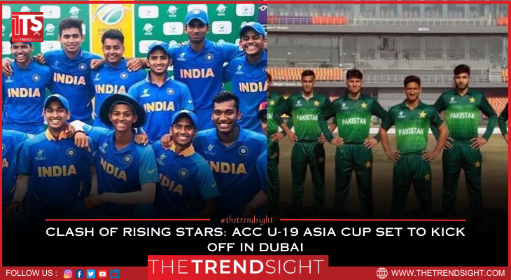 thetrendsight's tweet photo. ACC Men's U-19 Asia Cup kicks off in Dubai on December 8, featuring India vs. Afghanistan, leading to the much-awaited clash between arch-rivals India and Pakistan on December 10, with eight teams competing for the championship

https://t.co/INf5LACbhr

#asiacup #cricket #india https://t.co/CEIkCqrBbb