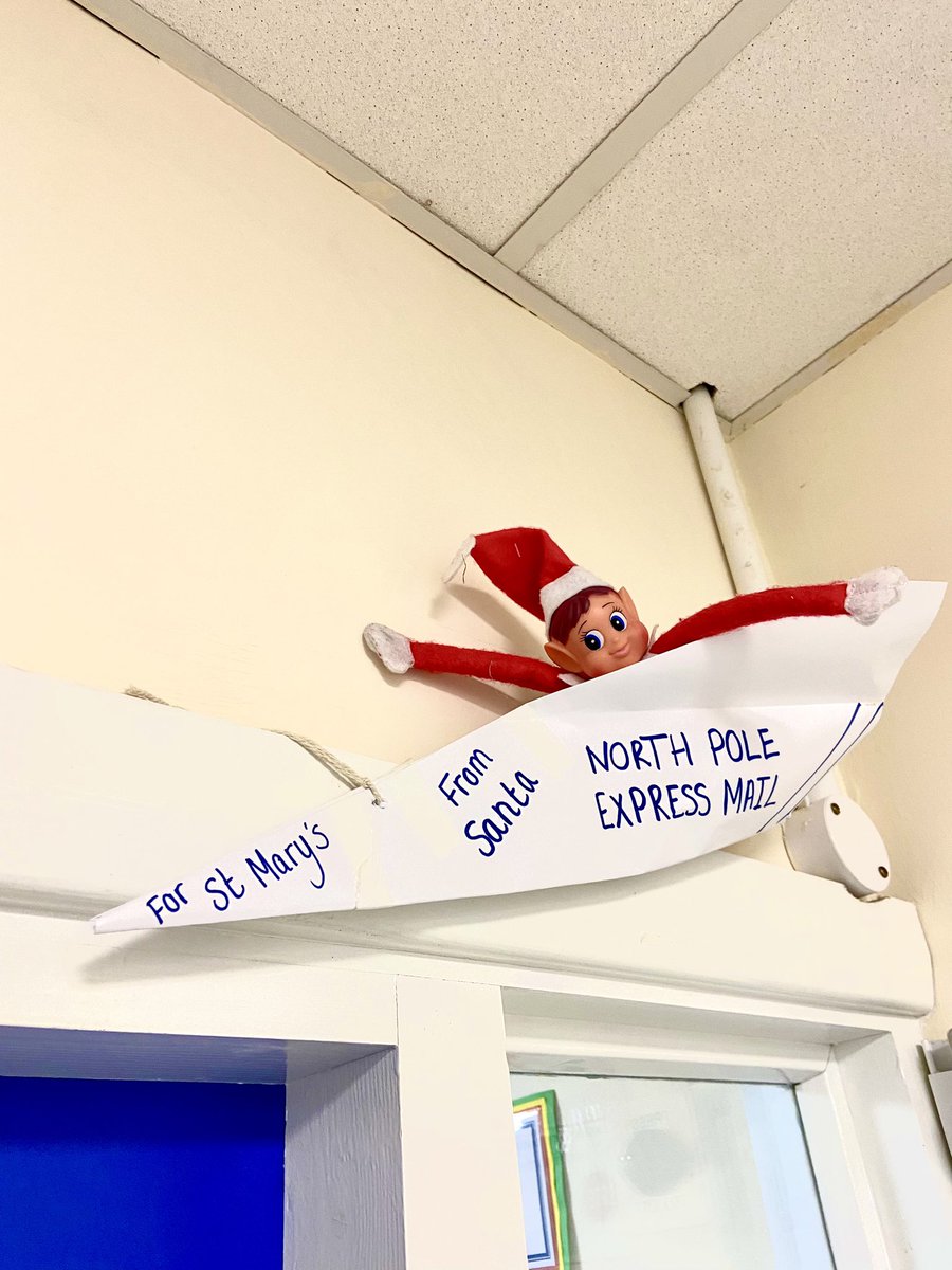 NEW ARRIVAL! One of Santa's elves has been sent to the school to watch, listen, and report back! As the elf will be around the school every day, I hope the children will be able to find him! Watch his mischief unfold...