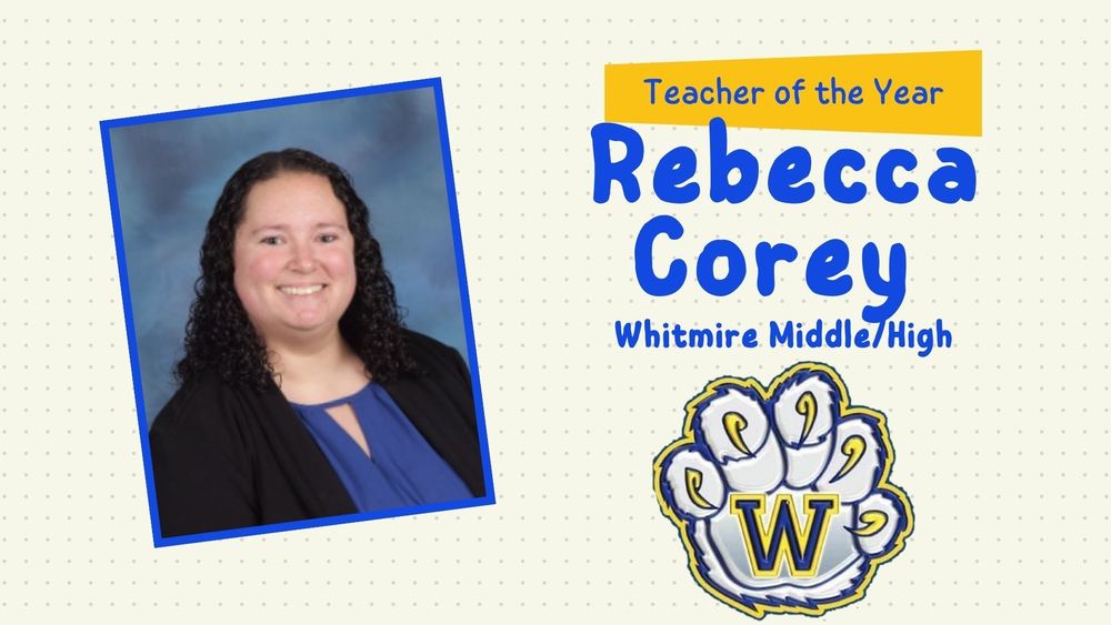 Rebecca Corey - Whitmire Community School Teacher of the YEar newberry.k12.sc.us/article/136928…