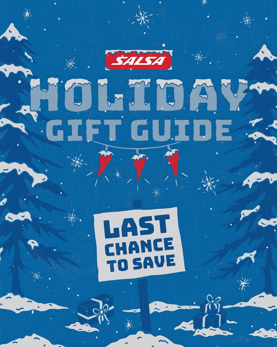 ENDS December 11: our Holiday Gift Guide is loaded with some of our favorite gear, and it’s all up to 30% off MSRP — as long as you act fast. Browse the Gift Guide now and buy from your local participating Salsa retailer: salsacycles.com/journal/articl… #SalsaCycles #AdventureByBike