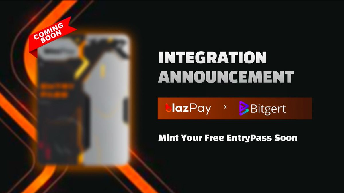 blazpaylabs's tweet photo. Exciting News! We're delighted to unveil the Strategic Partnership between @BlazpayOfficial and @bitgertbrise. This partnership will bring about the smooth integration of Blazpay with Bitgert's products and functionalities, presenting a myriad of possibilities!

In the near future, we will introduce EntryPass on the Bitgert chain, allowing users an exclusive chance to experience and test Blazpay features on our Testnet Dashboard. Additionally, users can earn Blazpoints while exploring the innovative capabilities that Blazpay has to offer.

Keep an eye out for further updates on this revolutionary integration! 
Join now before its too late - 
Tg - https://t.co/k6lbZFrTQu
Discord - https://t.co/DyiEonpygV

#Blazpay #Bitgert #StrategicPartnership #BlockchainInnovation #StayTuned