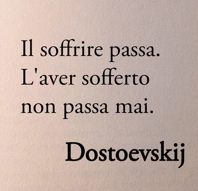 Poesiaitalia's tweet image. L’aver sofferto non passa mai.
