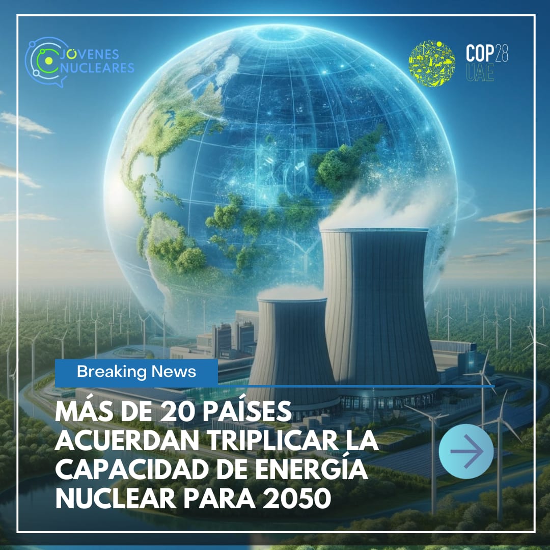 🟢 Breaking news! 🟢

Esta semana viajamos a la #COP28 de la mano de nuestra querida Azucena Bello, que lleva todo el año colaborando con el equipo de <a href="/Nuclear4Climate/">Nuclear for Climate</a>. #NetZeroNuclear 

¿Quieres saber que se ha dicho hasta ahora? Nosotros te lo contamos. ¡Sigue leyendo!