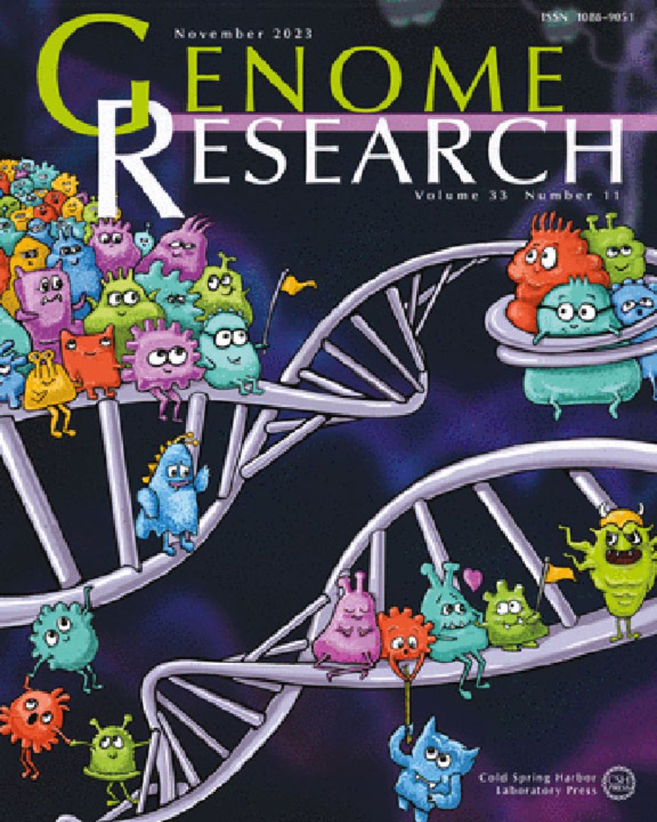 A new HudsonAlpha paper published in Genome Research got the cover spot! 🌟 The paper highlights the Myers lab's work analyzing 680 transcription factors in the HepG2 cell line. Our Creative Strategy and Projects Manager created the cover design🎨🧬