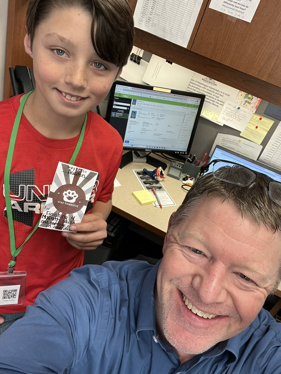 A great <a href="/WashingtonNPS/">Washington NPS</a> student earning a PAWsitive office referral!  
#npspanthers
#BEOUTSTANDING