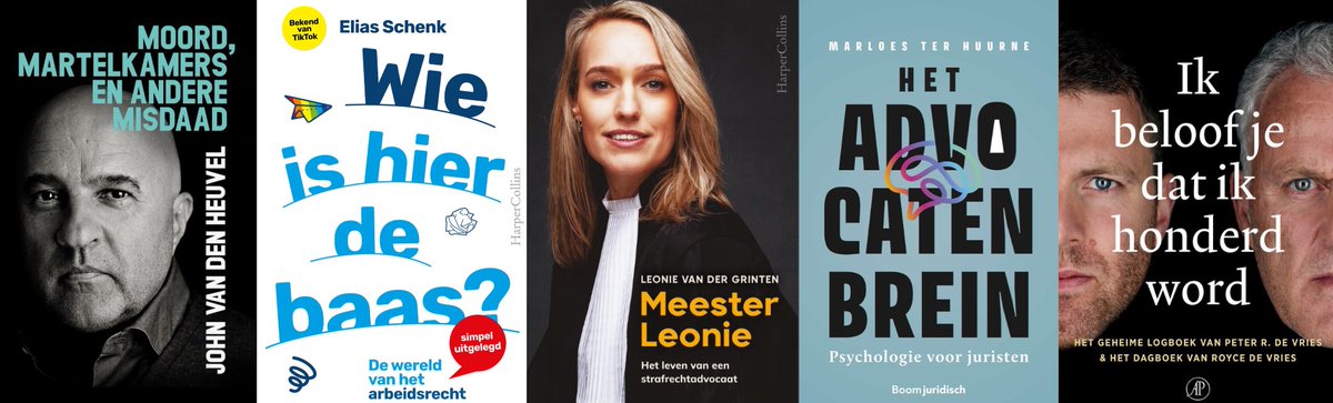 Juridisch Nederland heeft niet stilgezeten dit jaar en er zijn dan ook enkele parels van boeken verschenen. We lichten er vijf uit, die allemaal de moeite waard zijn voor rechtenstudenten. hetrechtenstudentje.nl/studentenleven… #juridisch #leestips #rechtenstudent