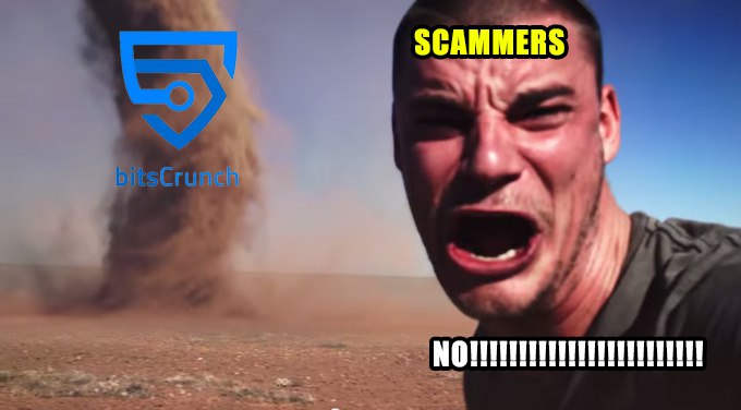 Scammers, beware! @bitsCrunch is the storm you didn't see coming. We're cleaning up the NFT space with our powerful analytics and AI-driven insights. Join us and say a resounding NO to fraud! 🌪️🚫 #NFTCommunity #FightFraud #bitscrunch