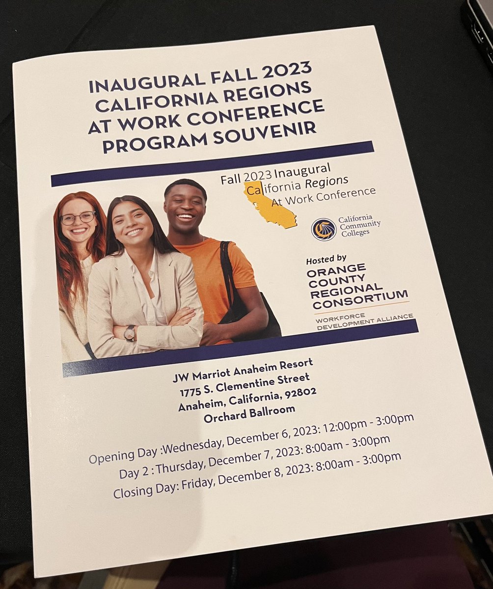 SCCRCK14SWP's tweet photo. 👏🏼Huge thanks to  #OCRC for hosting the first California Regions at Work Conference! #workforce #swp #k12swp #cccco #wedd #careereducation #cte  #workforcedevelopment #FutureOfWork https://t.co/fjWJVUKUs5