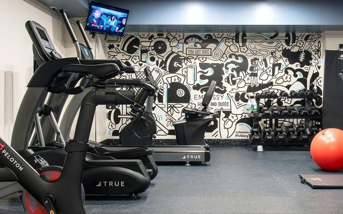 Be sure to check out our #fitness centre during your next #vacation or staycation! #healthy #fit #Peloton