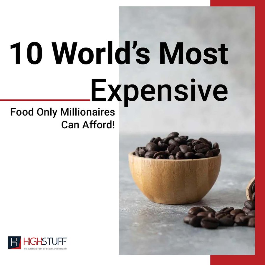 highstuffcom's tweet photo. Dive into the opulent world of exclusive gastronomy!
From rare truffles to gold-infused caviar, these are the dishes only the elite can savor.
Check out the list of the most expensive foods➡️: https://t.co/jeqBPiZdxp
#Food #FoodieBeauty #mostexpensivefood #cusine #luxurylife https://t.co/KgjTXZgkOr