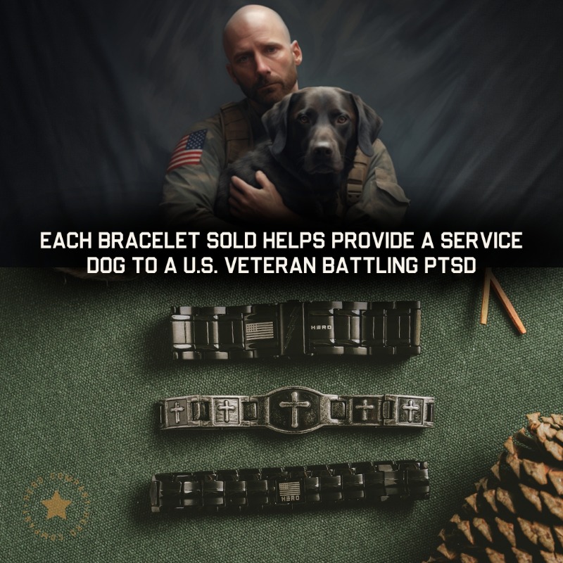 herocoofficial's tweet photo. Not only does this bracelet make a great gift for loved ones, but it gives back by funding a life-saving service dog to Veterans suffering from PTSD.
Make a Stand. Get Yours🇺🇸