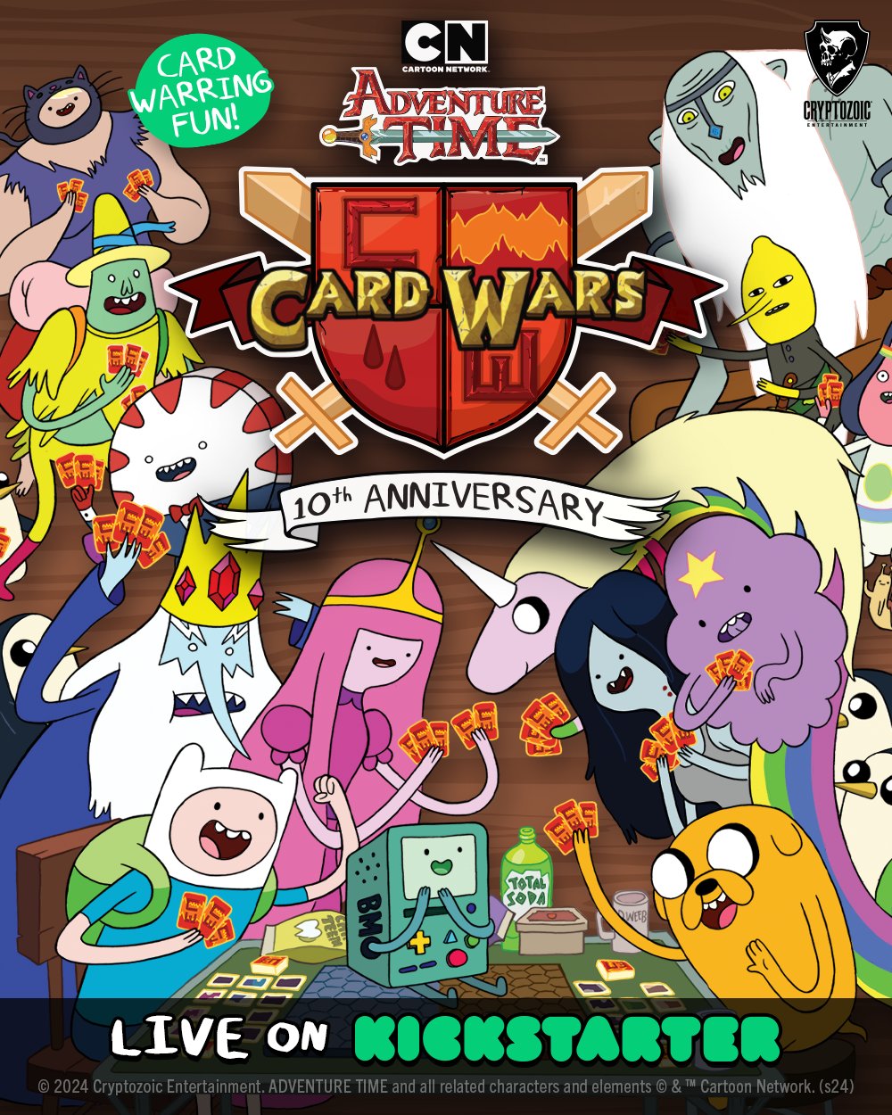 Adventure Time Card Wars 10th Anniversary by Cryptozoic