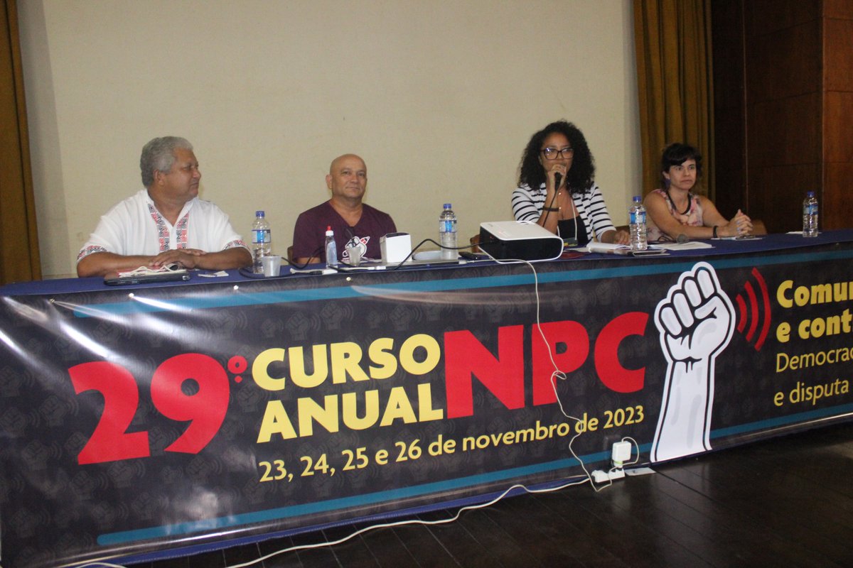 Sintepp's tweet image. SINTEPP no 29º Curso Anual do NPC

De 23 a 26 de novembro nosso Sindicato participou do 29º Curso Anual do @NPC_ , na ABI. 

Vida longa ao núcleo e à luta sindical e popular pela democratização dos meios de comunicação [...]

sintepp.org.br/sintepp-no-29o…

#29cursoanualNPC #NPC