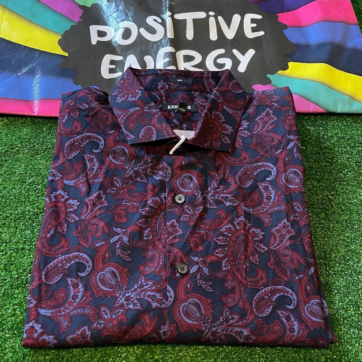 myclosetym's tweet image. Express Men's Long Sleeve Button-Up Slim Fit Paisley Burgundy Shirt Size XL

#ExpressMen
#LongSleeveButtonDown
#SlimFitShirt
#PaisleyPrint
#BurgundyShirt
#SizeXL
#ExpressFashion
#CasualElegance
#StylishMenswear
#EverydayStyle

ebay.com/itm/1262246667…
