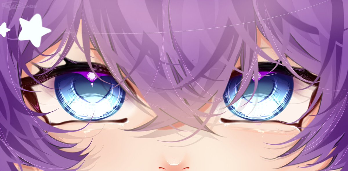 MitsukiVt's tweet photo. FINALLY!!! Everyone can see my eyes clearly now :3
Hopefully you'll fall for these eyes 👀
Ehe
Thank you to @Ryoze_e for this cute and lovely art, I love it 🥰💜
#MitsuGallery https://t.co/1ToAbTcomq