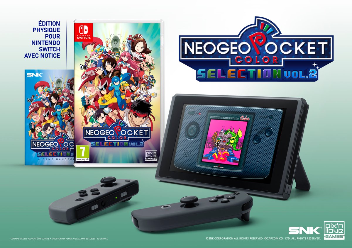 🎅CALENDRIER DE L'AVENT J7🎅     

Tentez de remporter un exemplaire du jeu NeoGeo Pocket Color Selection Vol. 2 sur #NintendoSwich  !  🎮

➡️ RT + Like
➡️ Follow <a href="/Pixnlove/">Editions Pix'n Love</a>

👉 Tirage au sort vendredi !