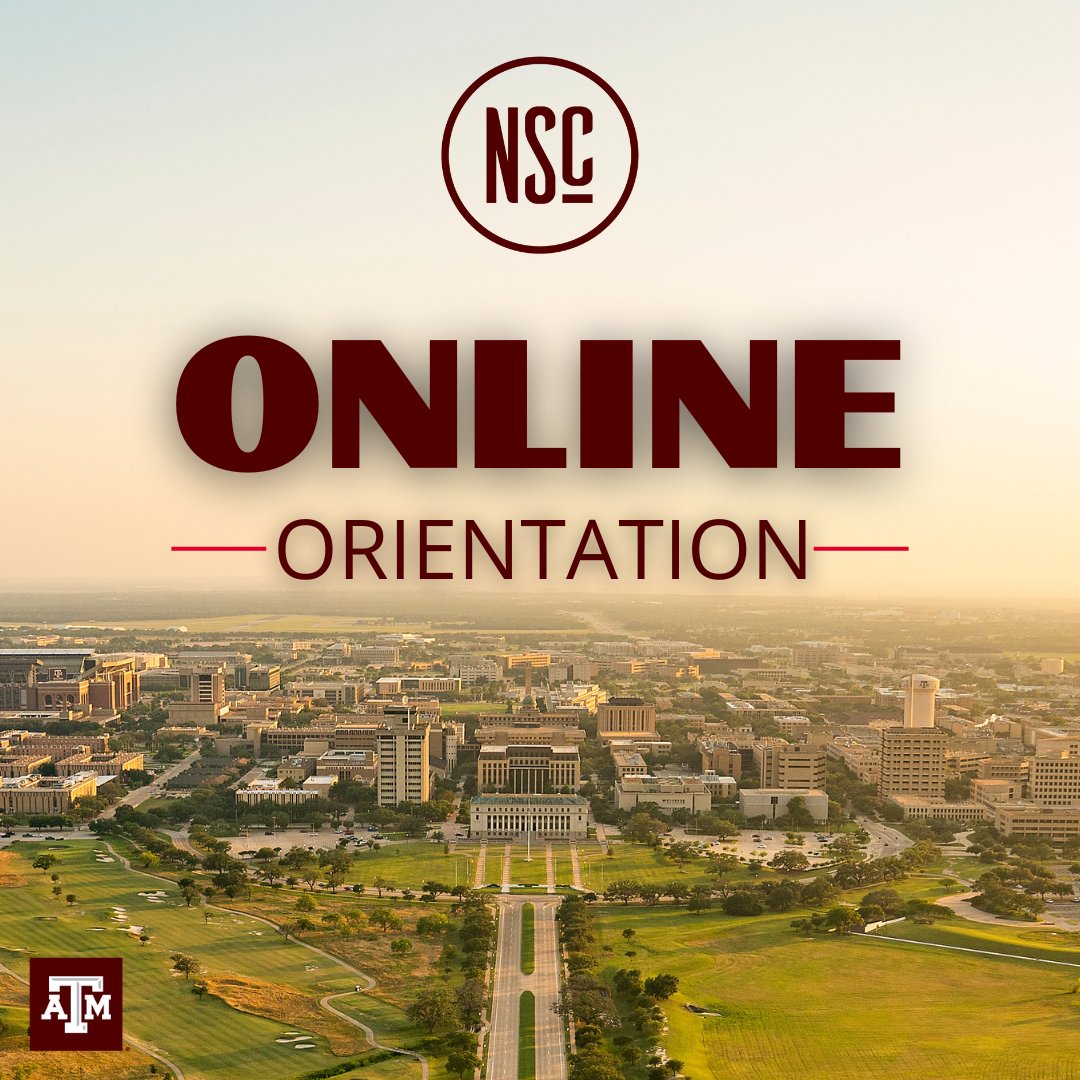 Online Orientation is now open for Spring 2024 admits. Online Orientation is mandatory and, if incomplete, will prevent you from registering for classes during your NSC! tx.ag/OnlineOrientat… *Summer and Fall 2024 admits: Online Orientation will open for you in May 2024