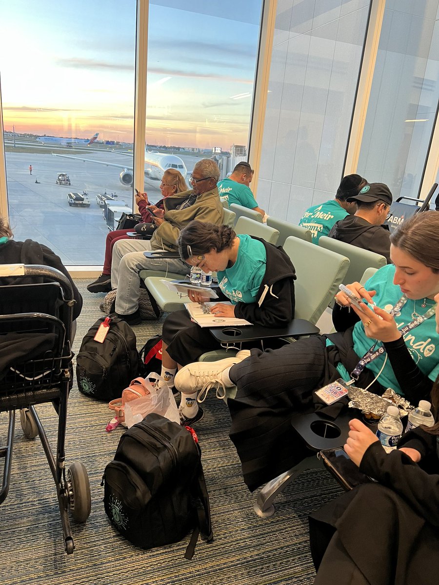 While at the airport heading home each camper revived their own album to fill with pictures!!