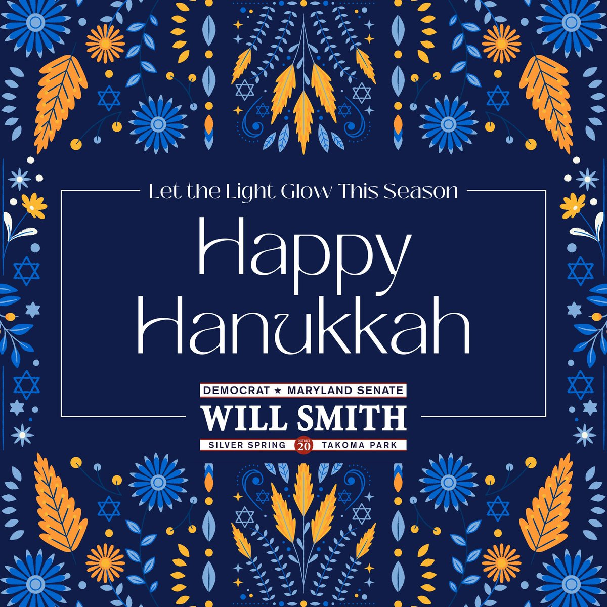 Willcsmithjr's tweet photo. Happy #Hanukkah to all who celebrate! https://t.co/nxEY16MpiN
