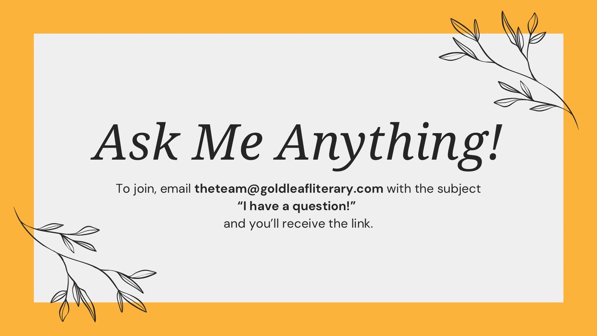 Gold Leaf Literary tweet media