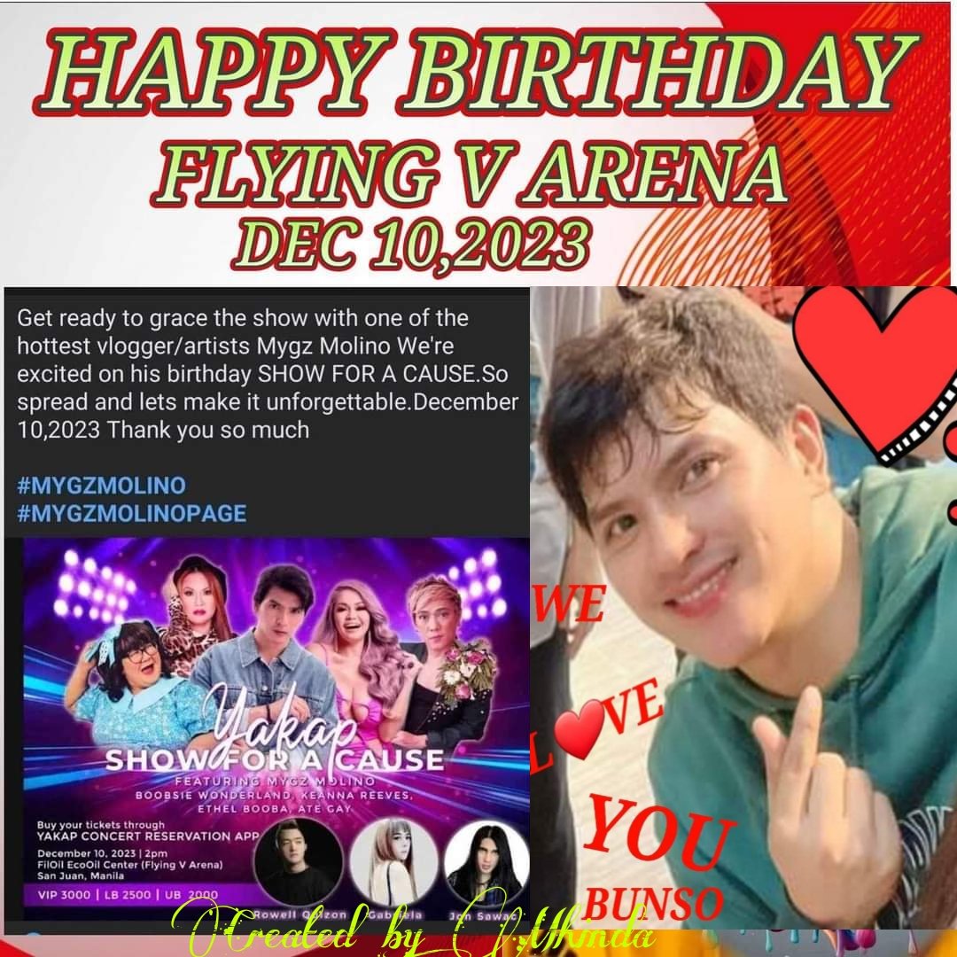Happy birthday bunso in advance

YAKAP NG PAGMAMAHAL

#MygzBirthdayCharityConcert
