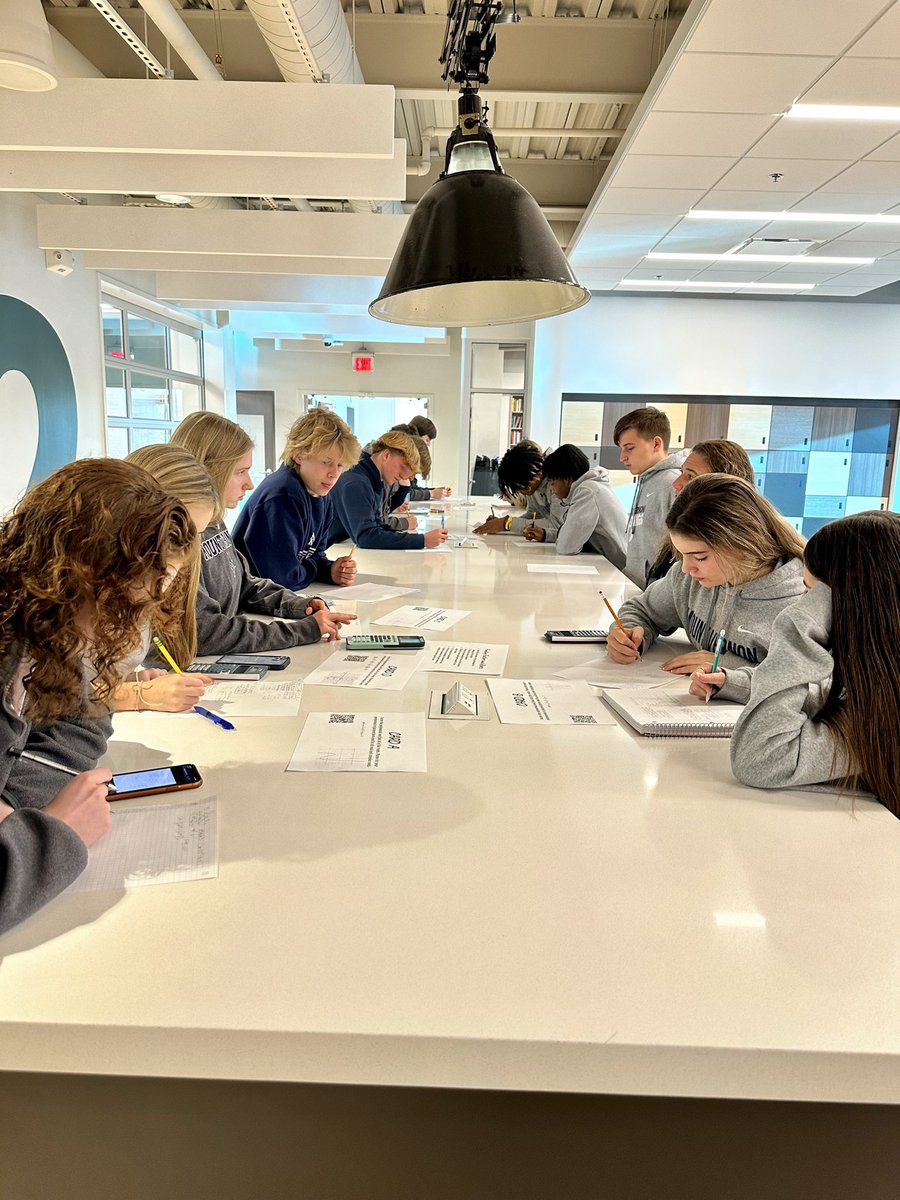 klundstromatmv's tweet image. Choice activities in #MVUpper inspire us to wonder, lean in and work together - all to solve the question: what happened to the missing backpack? #learningrequiresflexiblespaces #teachersarekey @TheMVSchool 
In #MVMath we #havefun!