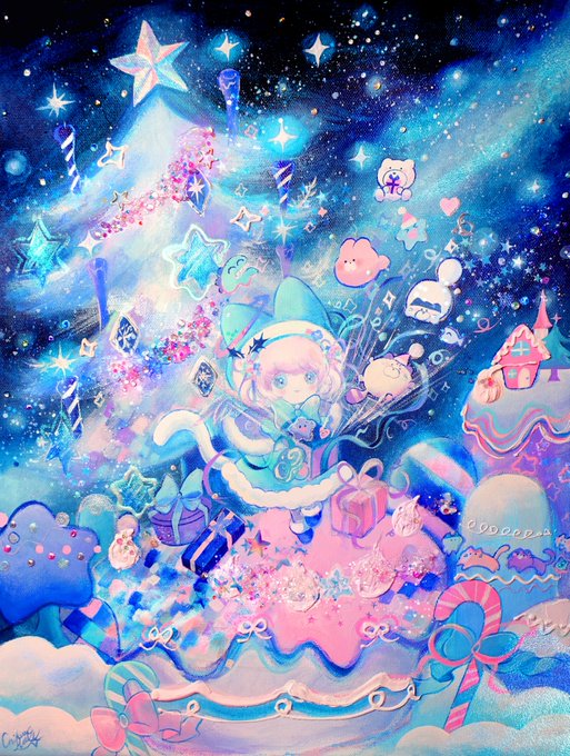 「雪だるま 星形」のTwitter画像/イラスト(新着)