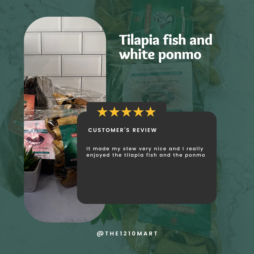 the1210mart's tweet photo. See what our customers have to say about us.
Why haven’t you ordered from us? Our products are a perfect blend of great taste, quality and affordability.
We offer nationwide delivery.
#reviews #product #tinko #customer #vendor #tilapiafish #ponmovendor #whiteponmo #ilorin https://t.co/V0ysJzabrZ