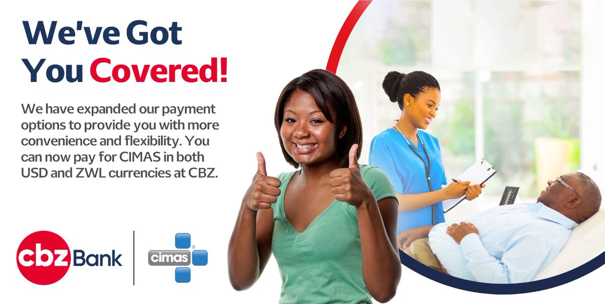 CBZHoldings's tweet photo. Exciting news! You can now make your CIMAS payments in both USD and ZWL currencies on CBZ Touch.

#ATouchOfEndlessPossibilities https://t.co/QeqdWMovra