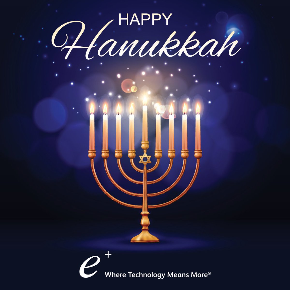 Wishing you a very happy Hanukkah celebration! May your candles burn bright.