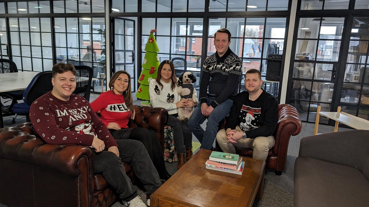 OxygenElements's tweet photo. We have bought our Christmas jumpers out today in support of all children around the world for the @savechildrenuk Christmas jumper day.🎄

#Oxygen #OxygenGraphics #ChristmasJumperDay #SaveTheChildren #Charity https://t.co/ZuKNuWFob2