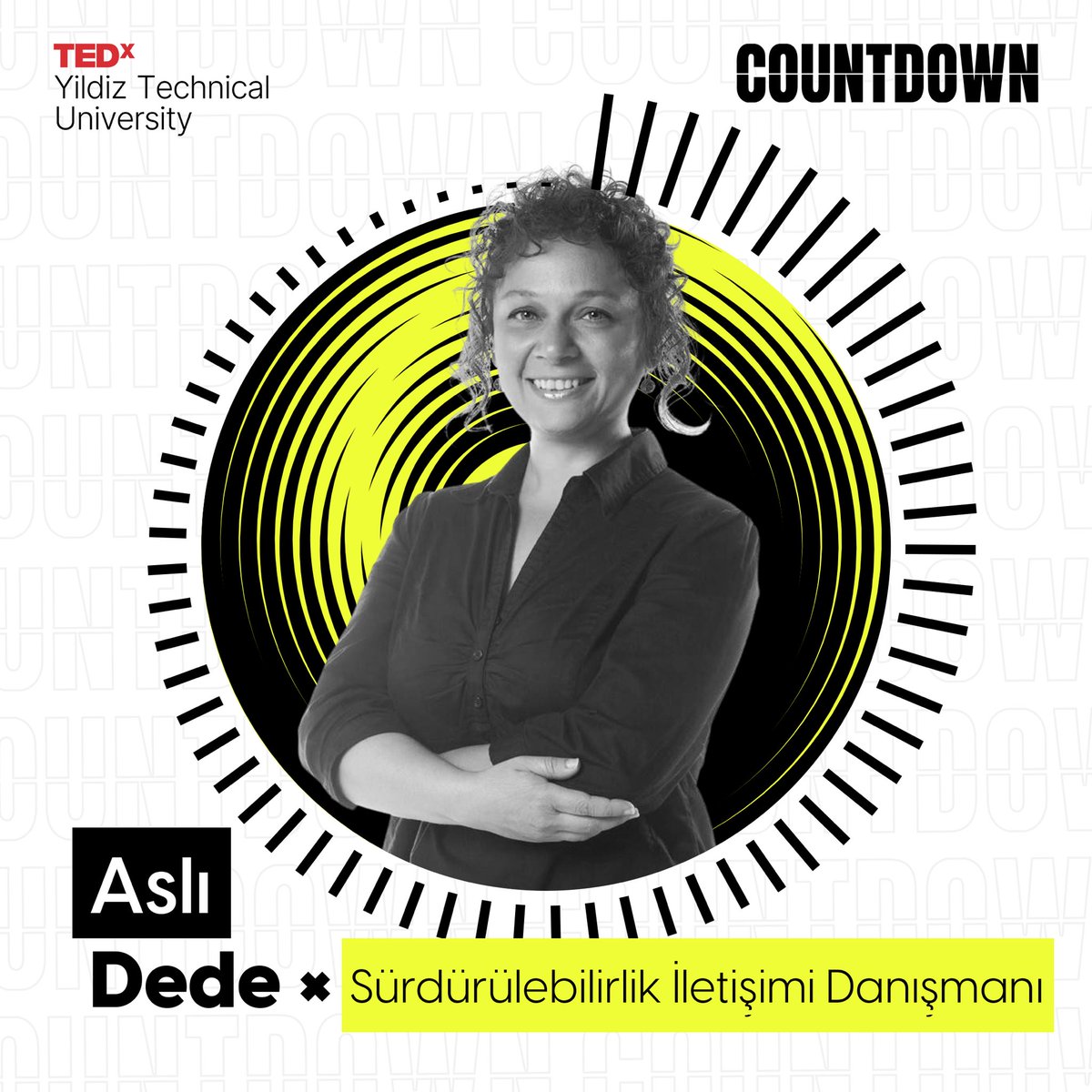 Aslı Dede 16 Aralık’ta TEDxYildizTechnicalUniversityCountdown sahnesinde! 

Biletler için 👇

biletino.com/e-s0k