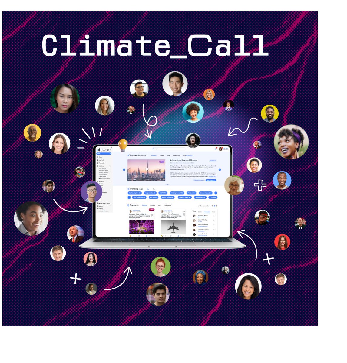 A date for the diary ✍️

Join the #ClimateCall discussion on crowdsourced climate🌍 solutions and ideas

at the #UICCA Pavillion in the Green Zone @COP28 UAE this Friday 8th Dec at 1-2PM

#Swae #decisionmaking #collaboration #AI #COP #climate