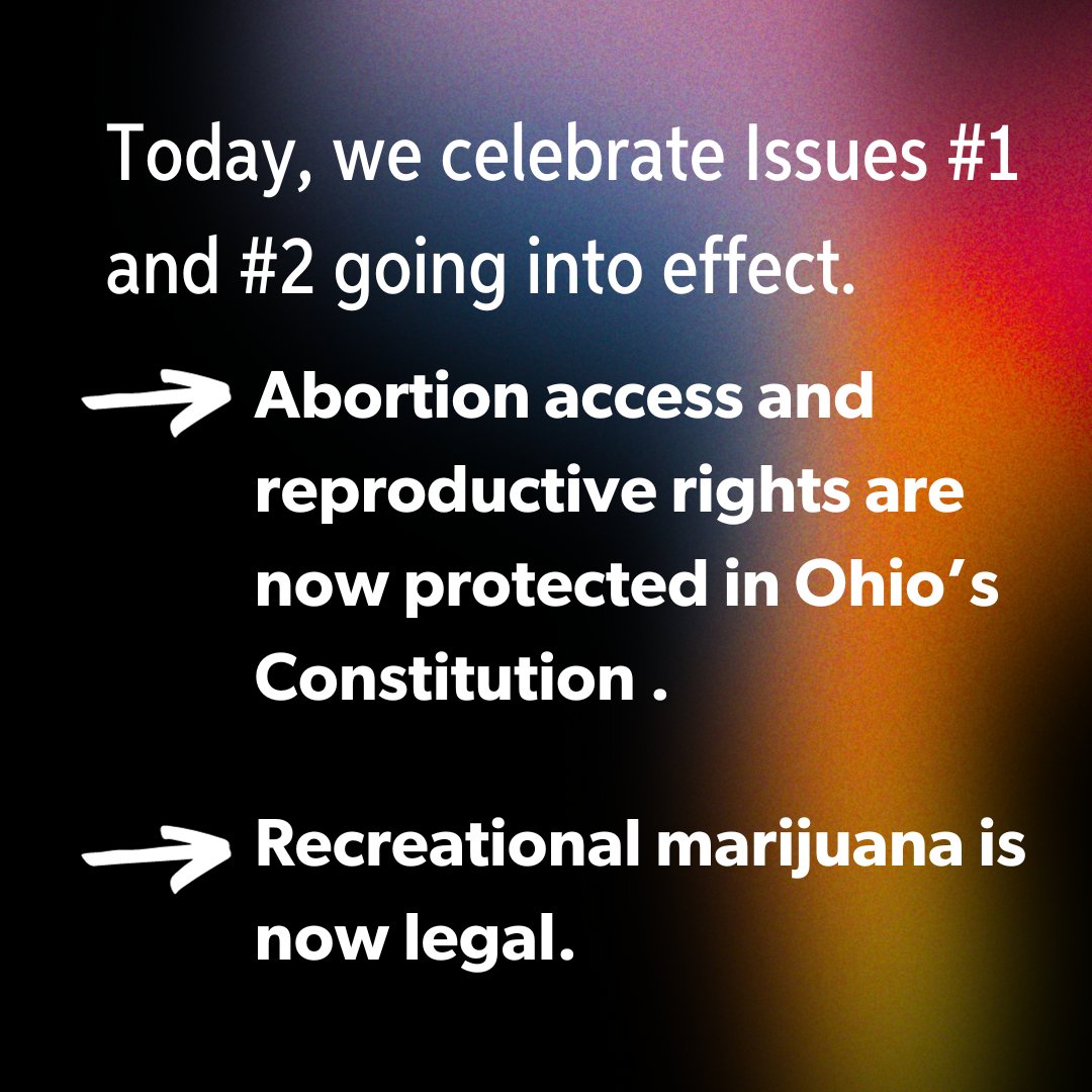ProgressOhio's tweet image. Today, we celebrate. 🥳

#YesonIssue1 #YesonIssue2