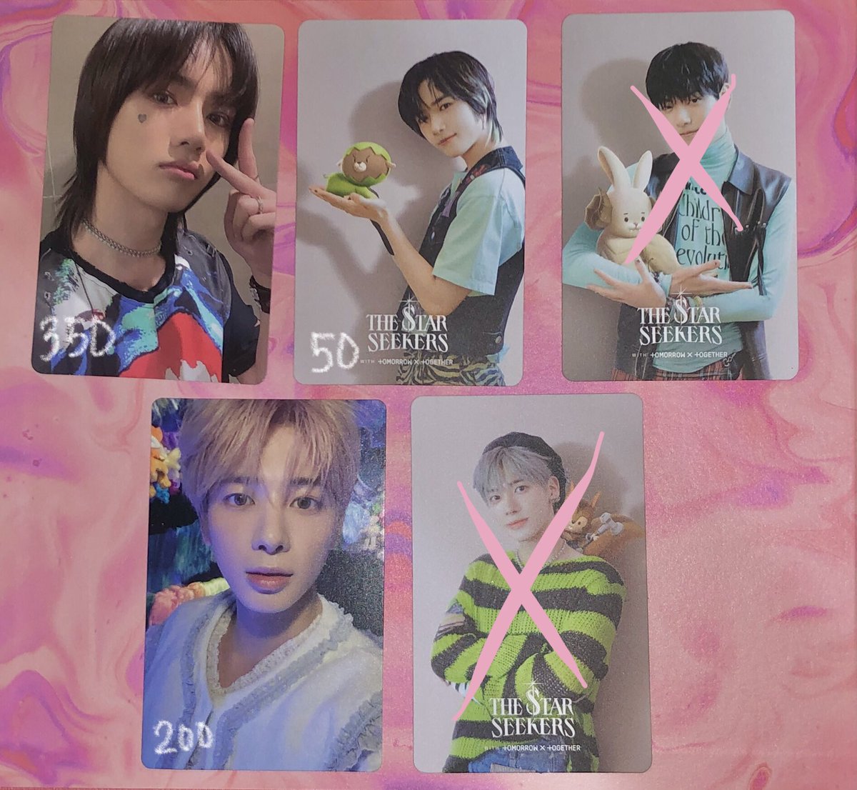 bomukart's tweet photo. 🛒 wts lfb ph

taegyu set

— ₱600
— prio payo / negotiable dop w dp
— onhand ready to ship

🏷️ txt beomgyu taehyun nightmare harley foe fight escape together os pc https://t.co/hZ0WKgnMc8
