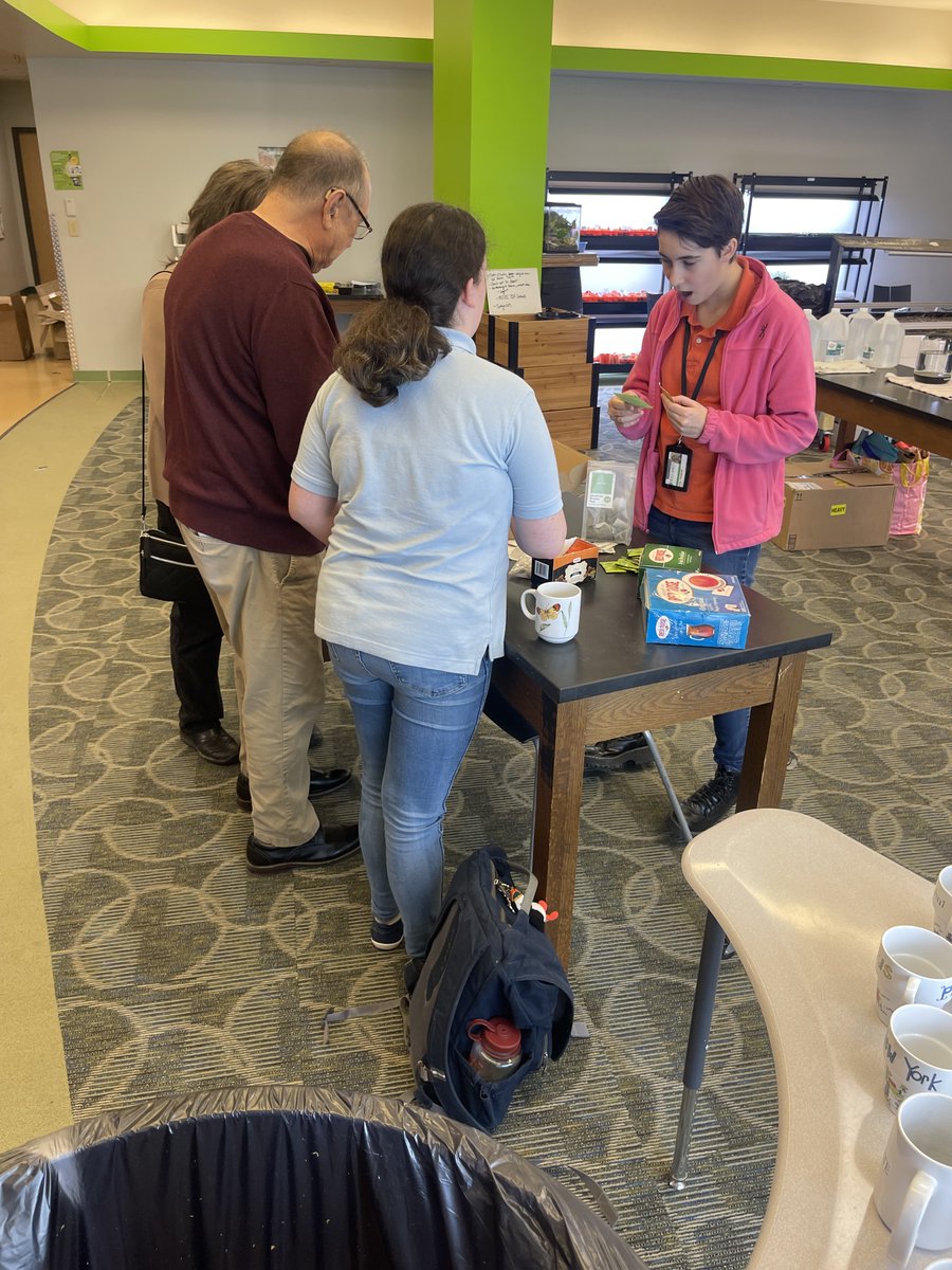 Thank you to Chris and Steve Gotch from the Greenbridge Teahouse &amp; Cafe for talking to students yesterday. Students were able to hear firsthand what it takes to have a business vision and plan. We were even able to share a cup of tea. 🫖🍵 #ourbmsa #STEMeducation