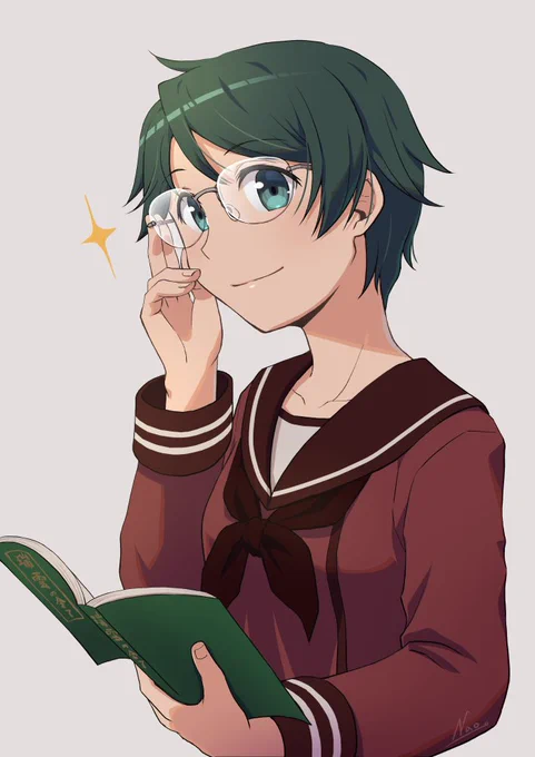#今年も残りわずかなので今年一番伸びた絵を貼る見た絵描きさんも強制でやる たぶんこれ。眼鏡もがみん