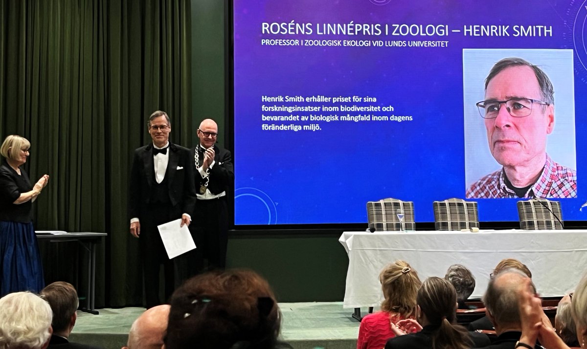 A big congratulations to our coordinator Henrik Smith on receiving the Rosén Linnaeus Prize in Zoology from The Royal Physiographic Society of Lund!

cec.lu.se/sv/artikel/pro…